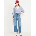 High-Waisted Wow Crop Wide-Leg Jeans Hot Deal