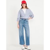 High-Waisted Wow Crop Wide-Leg Jeans Hot Deal