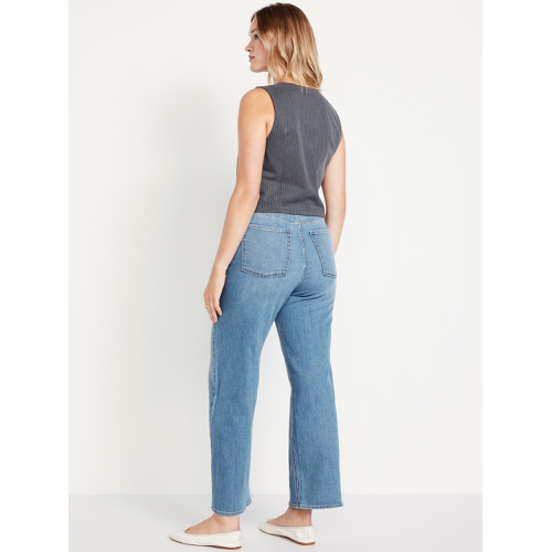 올드네이비 High-Waisted Wow Crop Wide-Leg Jeans Hot Deal