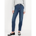 High-Waisted Built-In Warm OG Straight Ankle Jeans