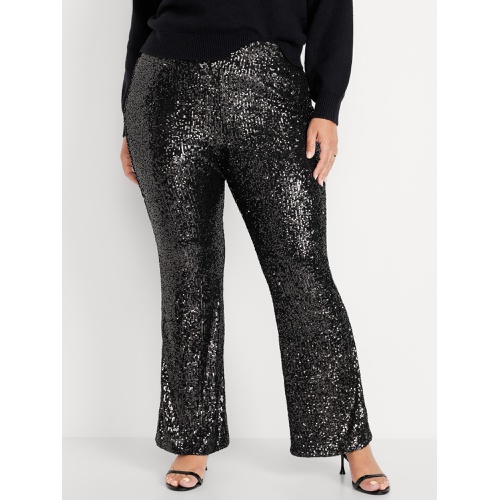 올드네이비 High-Waisted Sequin Flare Pants