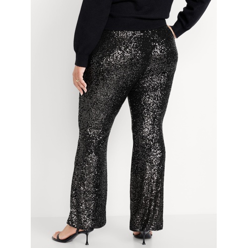 올드네이비 High-Waisted Sequin Flare Pants