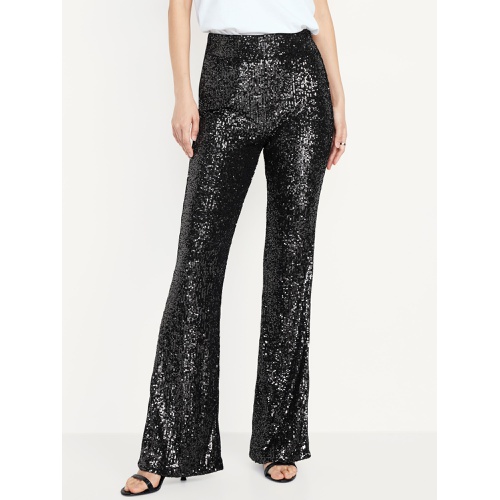 올드네이비 High-Waisted Sequin Flare Pants