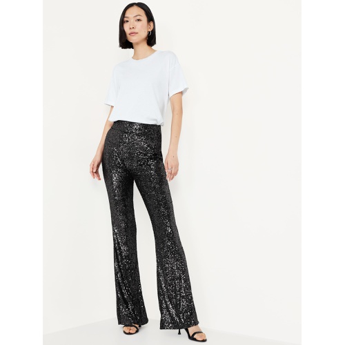 올드네이비 High-Waisted Sequin Flare Pants