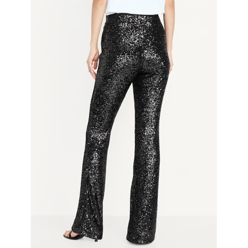 올드네이비 High-Waisted Sequin Flare Pants