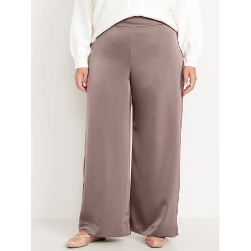 올드네이비 High-Waisted Satin Super Wide-Leg Pants