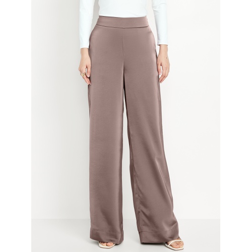 올드네이비 High-Waisted Satin Super Wide-Leg Pants