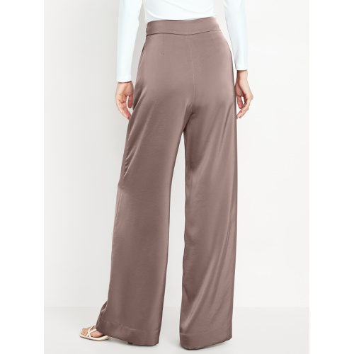 올드네이비 High-Waisted Satin Super Wide-Leg Pants