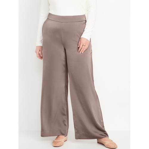 올드네이비 High-Waisted Satin Super Wide-Leg Pants