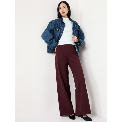 올드네이비 High-Waisted Pull-On Pixie Wide-Leg Pants