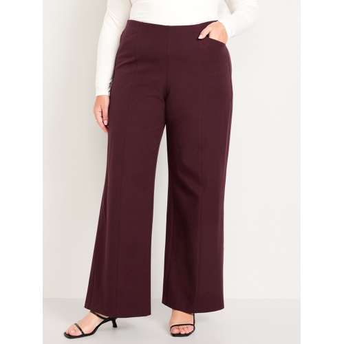 올드네이비 High-Waisted Pull-On Pixie Wide-Leg Pants