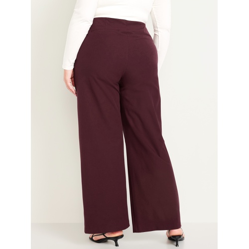 올드네이비 High-Waisted Pull-On Pixie Wide-Leg Pants