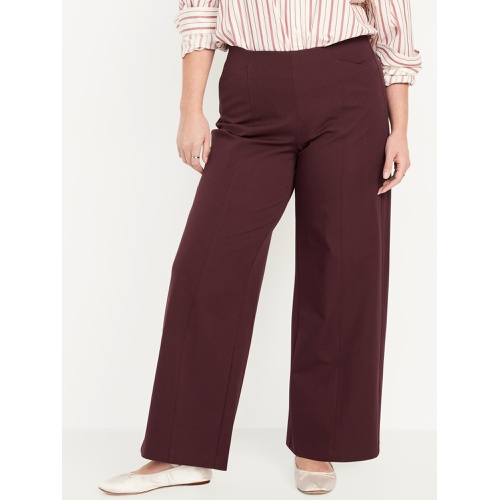 올드네이비 High-Waisted Pull-On Pixie Wide-Leg Pants