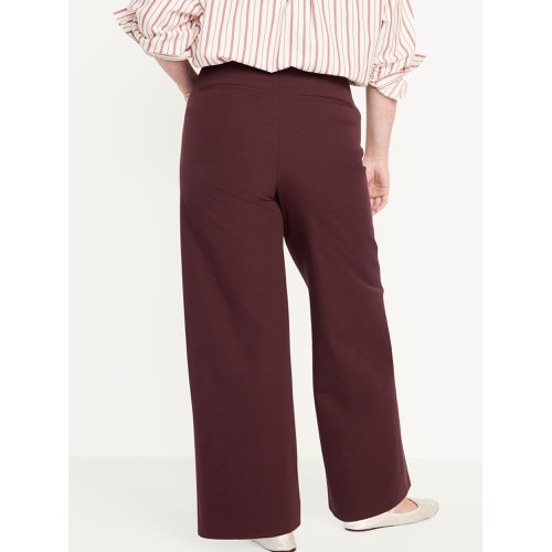 올드네이비 High-Waisted Pull-On Pixie Wide-Leg Pants