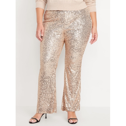 올드네이비 High-Waisted Sequin Flare Pants