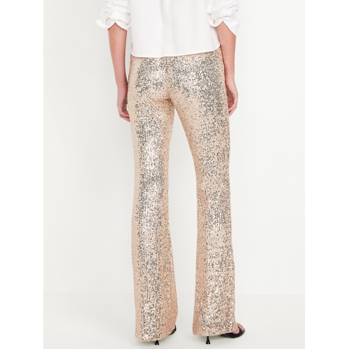 올드네이비 High-Waisted Sequin Flare Pants