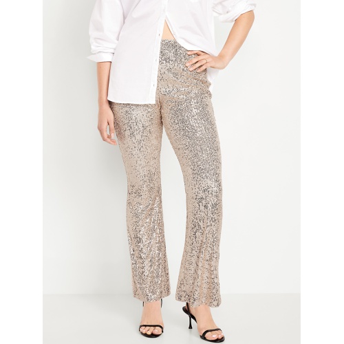 올드네이비 High-Waisted Sequin Flare Pants