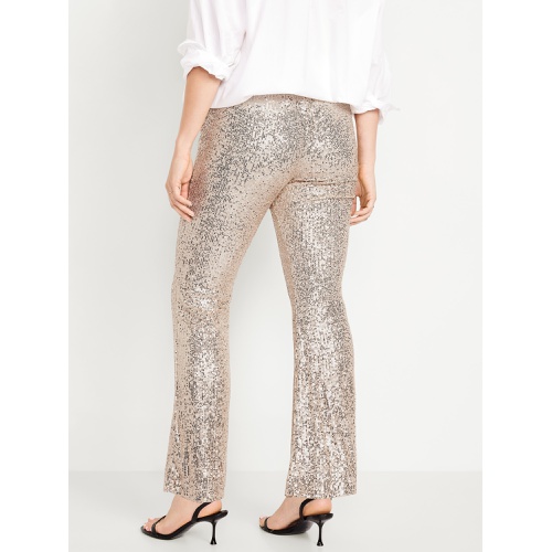 올드네이비 High-Waisted Sequin Flare Pants