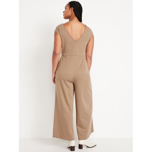 올드네이비 Ponte-Knit Jumpsuit Hot Deal