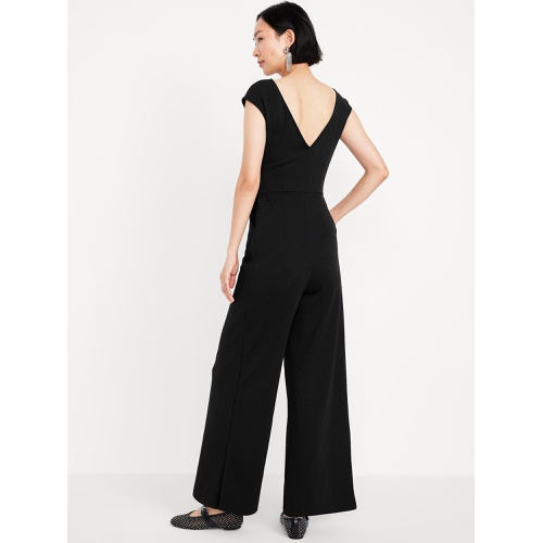 올드네이비 Ponte-Knit Jumpsuit Hot Deal