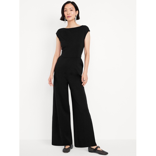 올드네이비 Ponte-Knit Jumpsuit Hot Deal