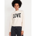 SoSoft Loose Graphic Sweater