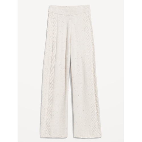 올드네이비 SoSoft Cable-Knit Wide-Leg Sweater Pants Hot Deal