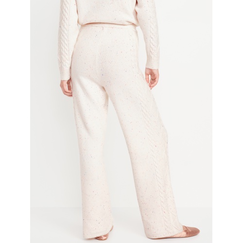 올드네이비 SoSoft Cable-Knit Wide-Leg Sweater Pants Hot Deal