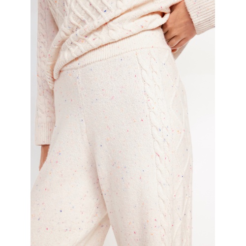 올드네이비 SoSoft Cable-Knit Wide-Leg Sweater Pants Hot Deal