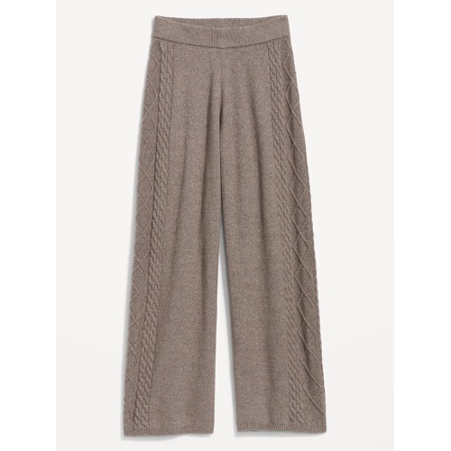 올드네이비 SoSoft Cable-Knit Wide-Leg Sweater Pants Hot Deal