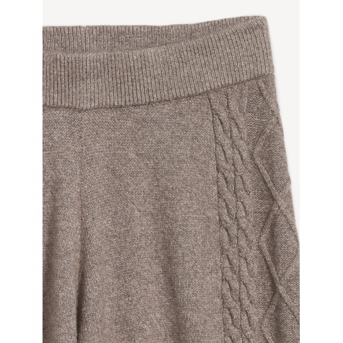 올드네이비 SoSoft Cable-Knit Wide-Leg Sweater Pants Hot Deal