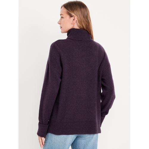 올드네이비 SoSoft Turtleneck Tunic Sweater Hot Deal