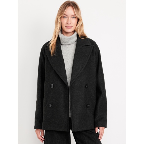 올드네이비 Oversized Double-Breasted Pea Coat Hot Deal