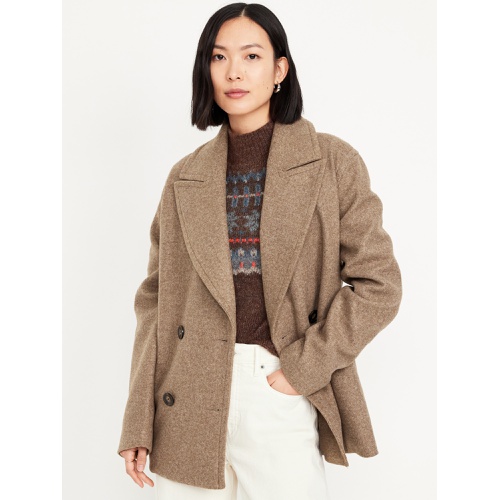 올드네이비 Oversized Double-Breasted Pea Coat Hot Deal