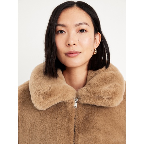 올드네이비 Faux-Fur Zip Jacket