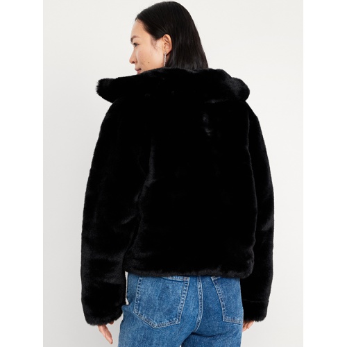 올드네이비 Faux-Fur Zip Jacket