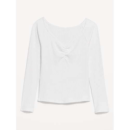 올드네이비 Cinched Rib-Knit Top