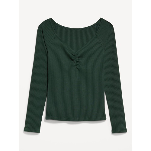 올드네이비 Cinched Rib-Knit Top