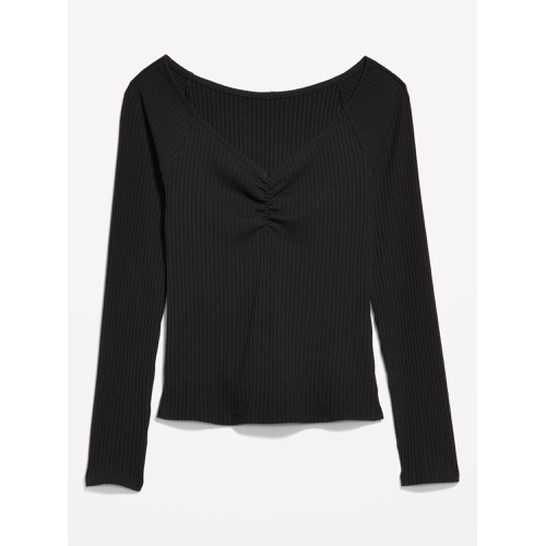 올드네이비 Cinched Rib-Knit Top