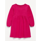 Long-Sleeve Thermal-Knit Dress for Toddler Girls Hot Deal