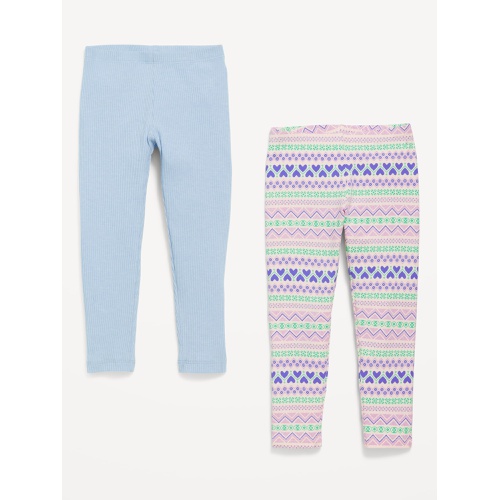 올드네이비 2-Pack Full-Length Leggings for Toddler Girls