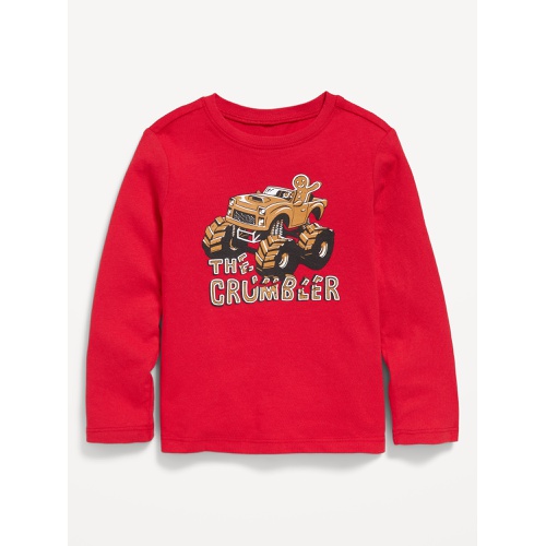 올드네이비 Unisex Long-Sleeve Graphic T-Shirt for Toddler Hot Deal