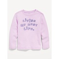 Long-Sleeve Graphic T-Shirt for Toddler Girls Hot Deal