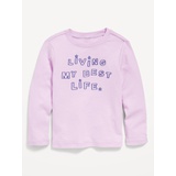 Long-Sleeve Graphic T-Shirt for Toddler Girls Hot Deal