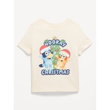 Bluey Unisex Holiday Graphic T-Shirt for Toddler Hot Deal