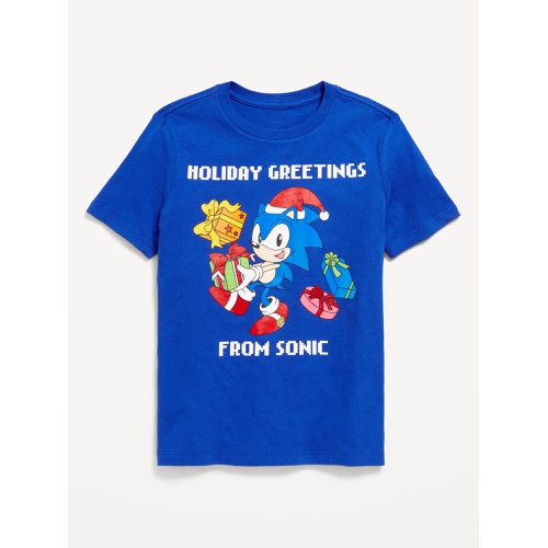 올드네이비 Sonic The Hedgehog Gender-Neutral Graphic T-Shirt for Kids Hot Deal