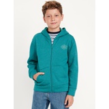 Graphic Zip-Front Hoodie for Boys