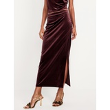 Velvet Maxi Skirt