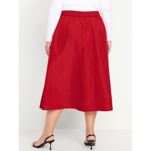 올드네이비 Taffeta Midi Swing Skirt