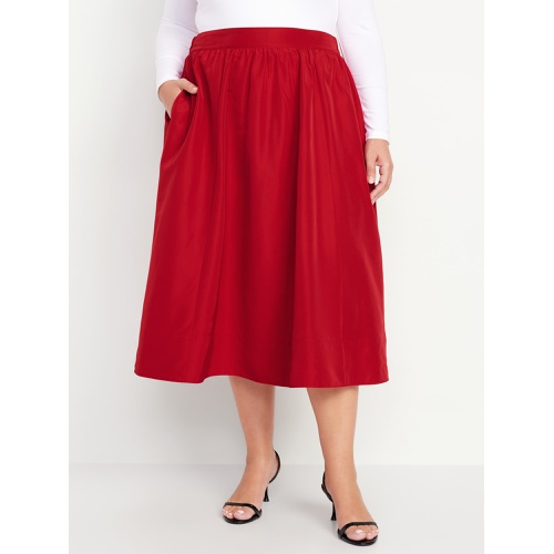 올드네이비 Taffeta Midi Swing Skirt